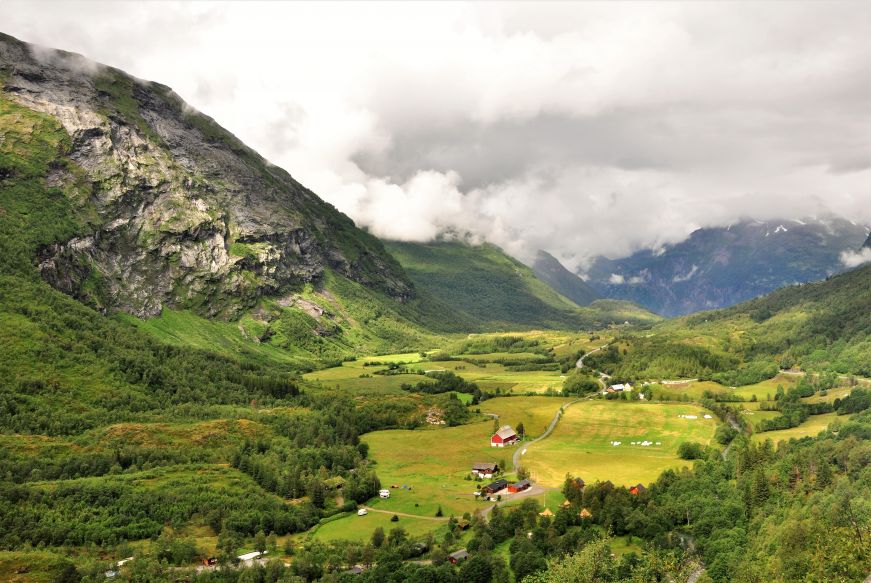 View from Mt. Dalsnibba bus tour, Geiranger