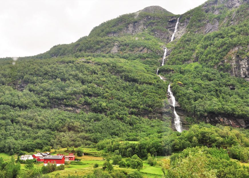 View from the Flåmsbana Railway