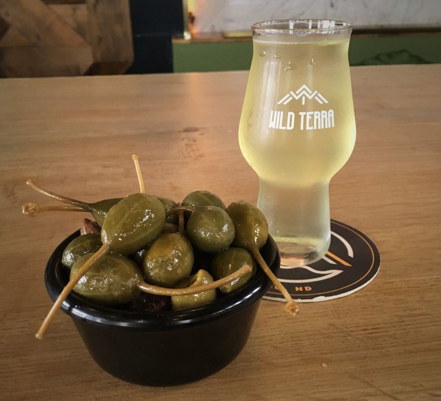 Olives and cider, Wild Terra Cider & Brewing, Fargo