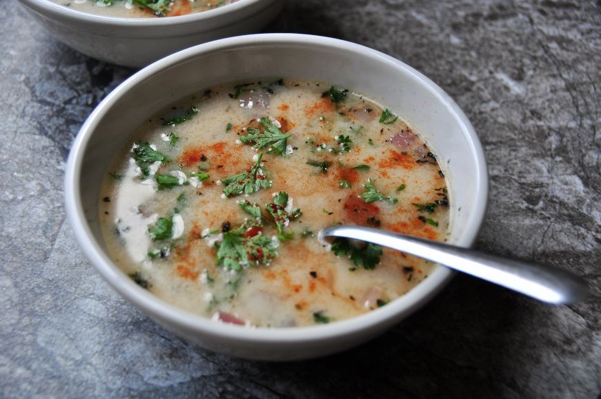 Yogurt Barley Soup