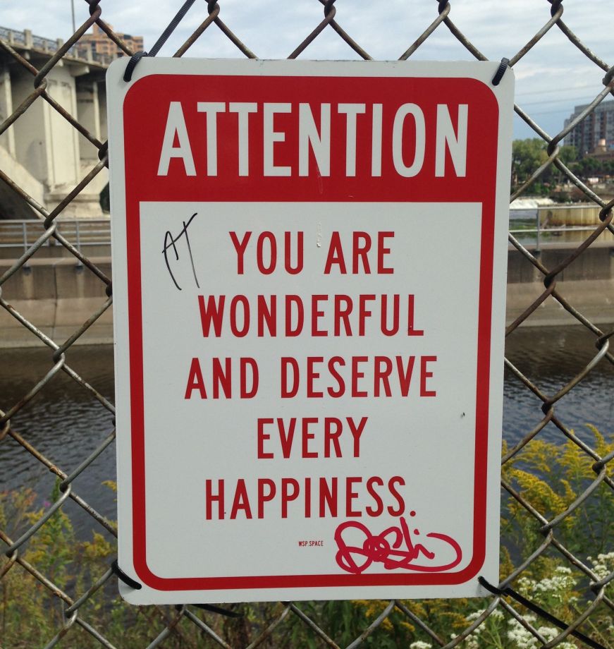 You Are Wonderful Sign