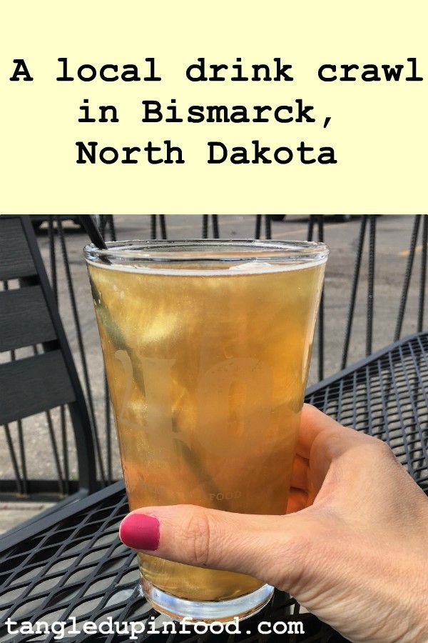 A local drink crawl in Bismarck, North Dakota Pinterest image