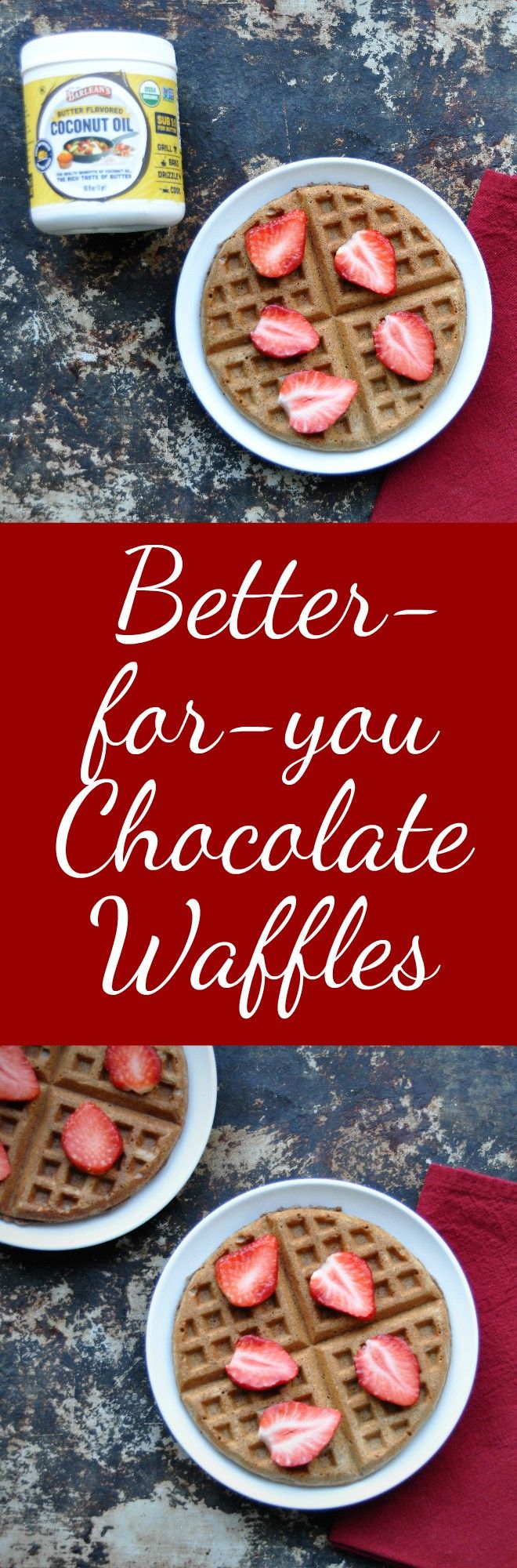 Better-for-you Chocolate Waffles