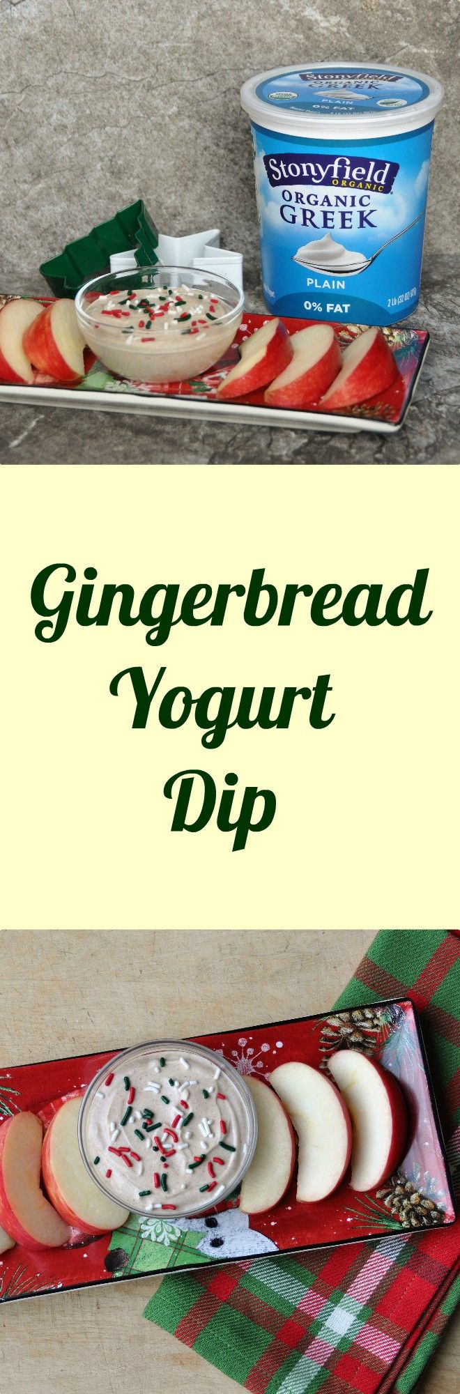 Gingerbread Yogurt Dip Pinterest Image