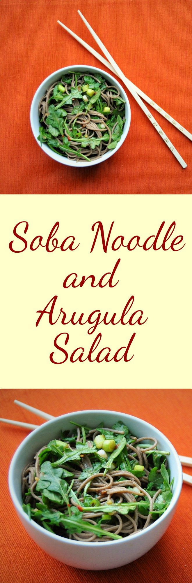 Soba Noodle and Arugula Salad