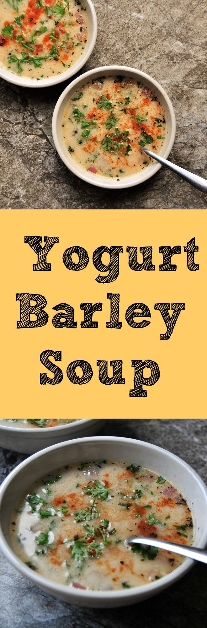 Yogurt Barley Soup
