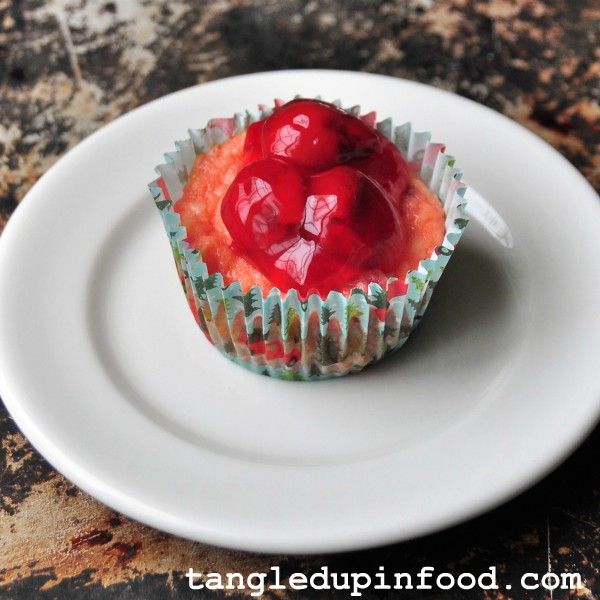 Mini Cherry Cheesecake Pinterest Image