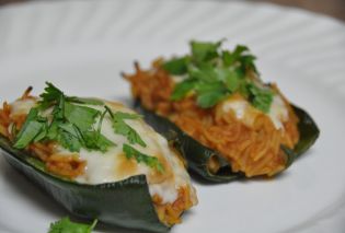 Easy Stuffed Poblano Peppers