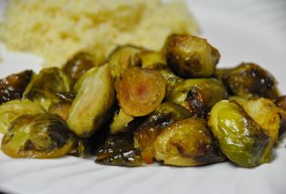 Honey Glazed Brussels Sprouts