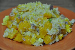 Coconut Squash Rice 
