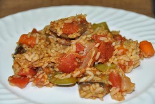 Vegetable Jollof Rice 