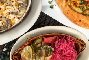 Peasant Pelmeni, Khachapuri, and Pickle Plate, Moscow on the Hill