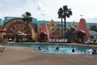 Cars pool area at Art of Animation Resort