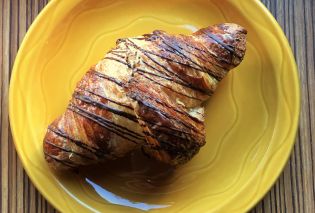 Chocolate croissant, Piece, Love & Chocolate, Boulder, Colorado