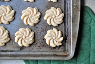 Cinnamon Orange Spritz Cookies