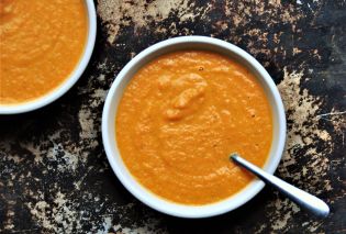 Coconut Carrot Soup with Garam Masala