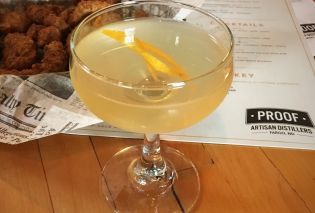 Friendship cocktail and avocado fries proof artisan distillers fargo