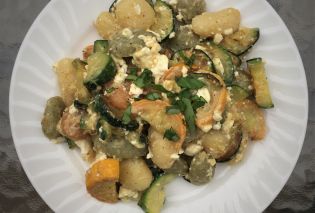 Gnocchi with Zucchini and Feta