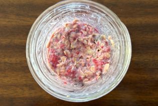 Overnight oats in a mason jar