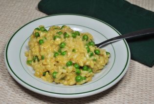 Salmon and Pea Risotto