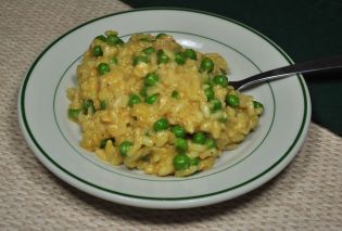 Salmon and Pea Risotto