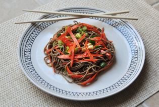 Soba, Sesame, and Carrot Salad